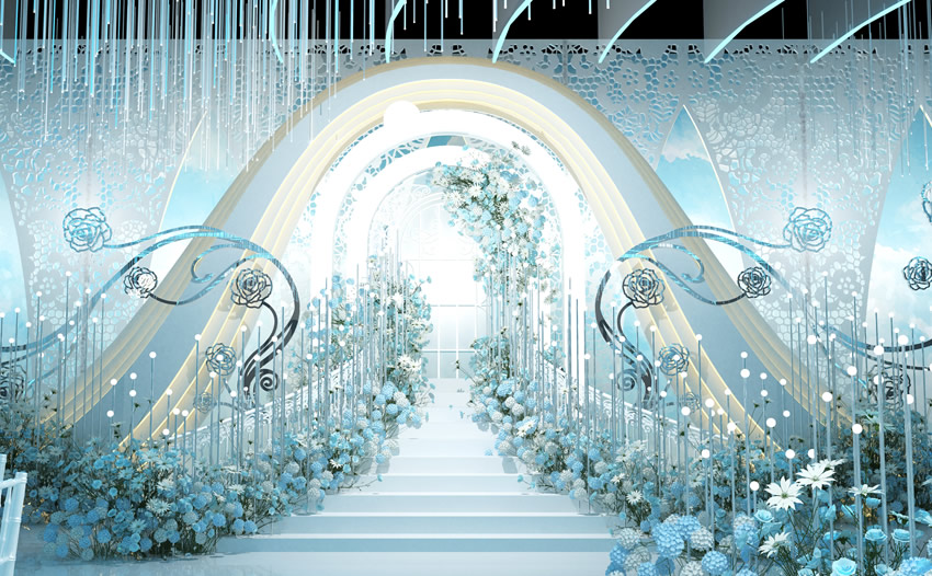 桃江釡香烙馍村水晶厅效果展示